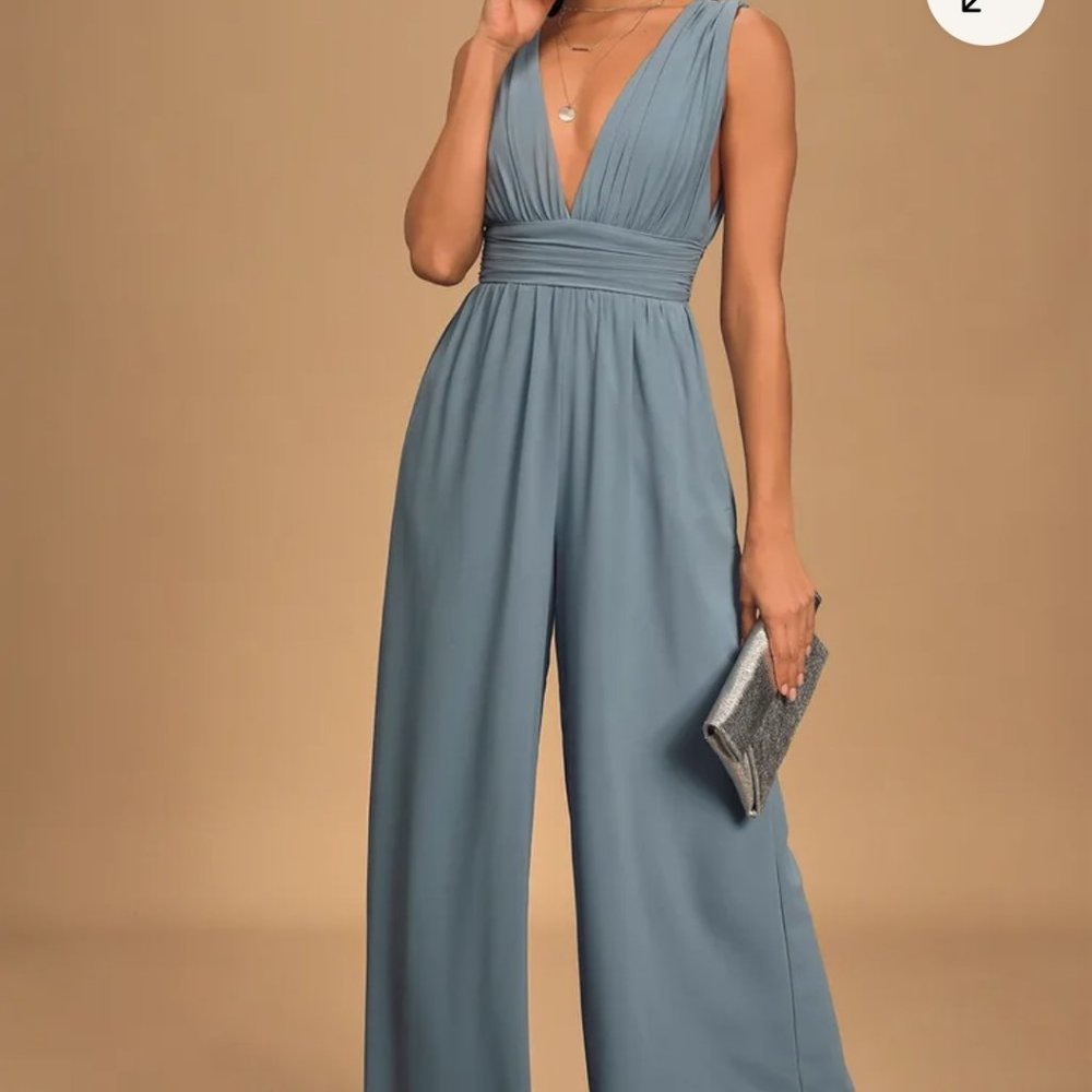 Wide leg jumpsuit